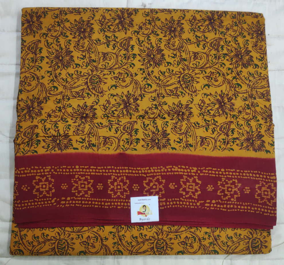 Sungudi cotton 10.5 yards madisar