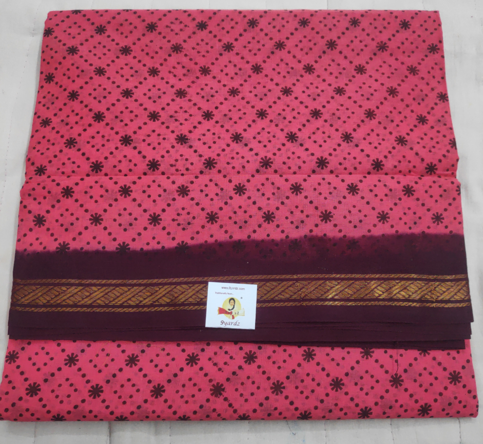 Sungudi cotton 10.5 yards madisar