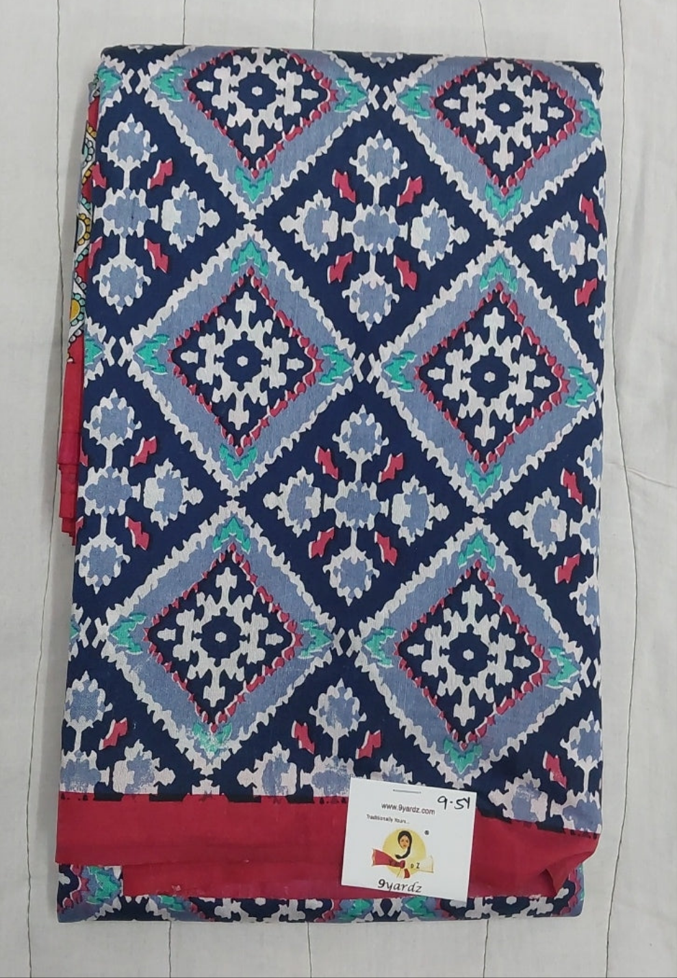 Printed Silk 9.5 yards
