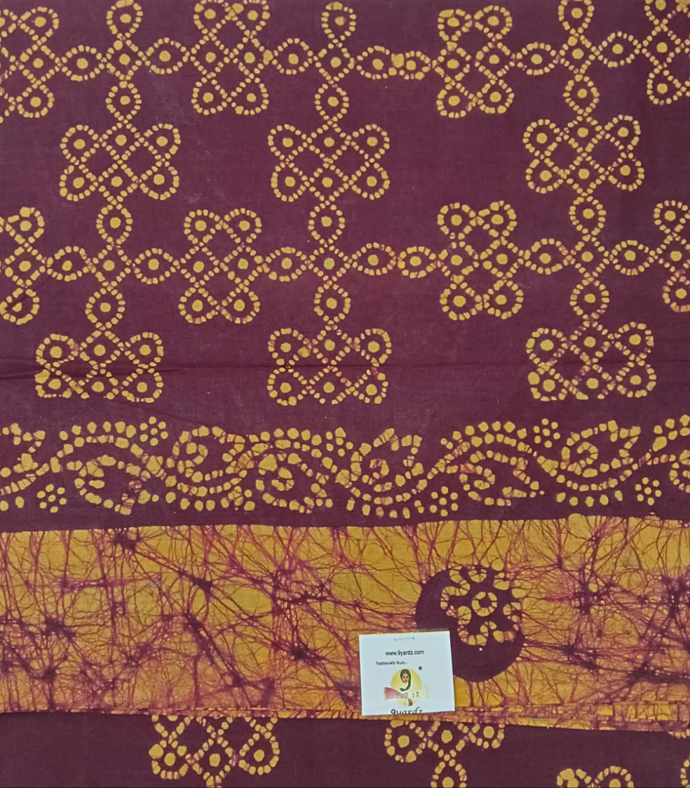 Sungudi cotton 9.5 yards madisar