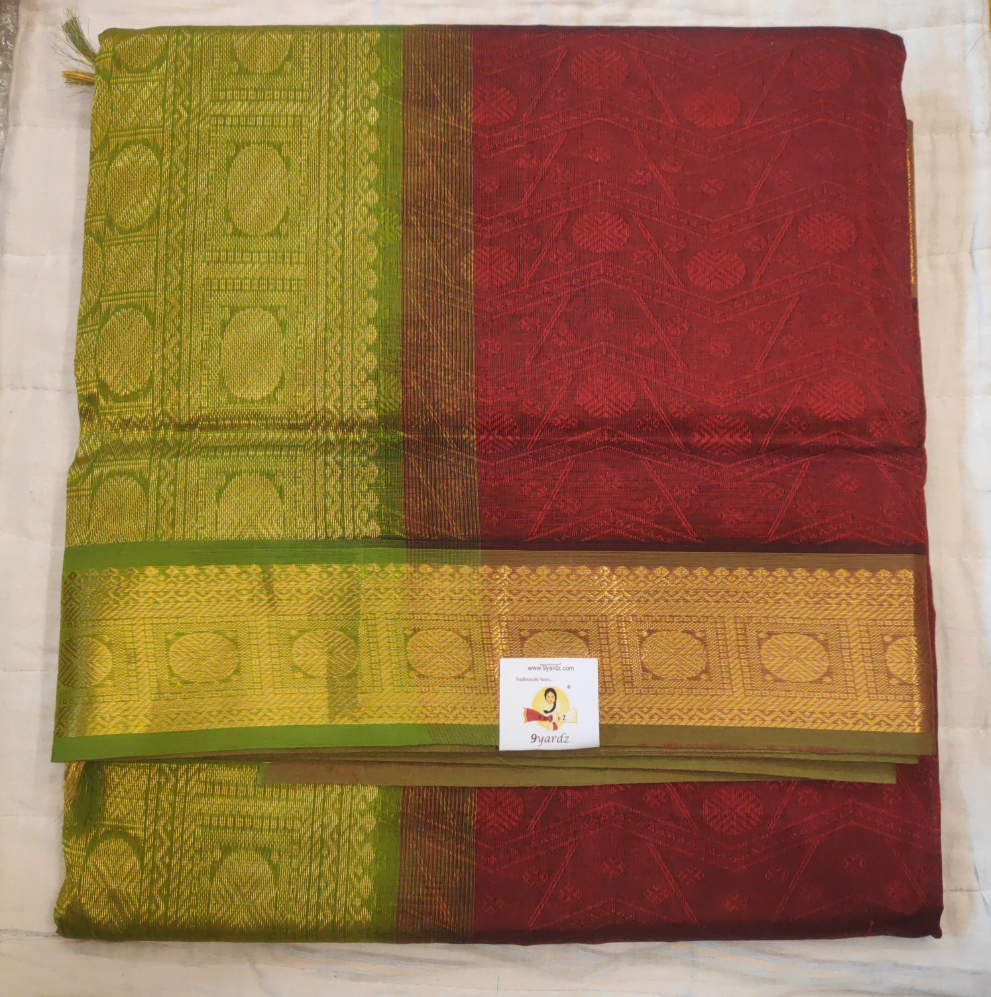 Pure silk cotton- embossed, 10 yards madisar
