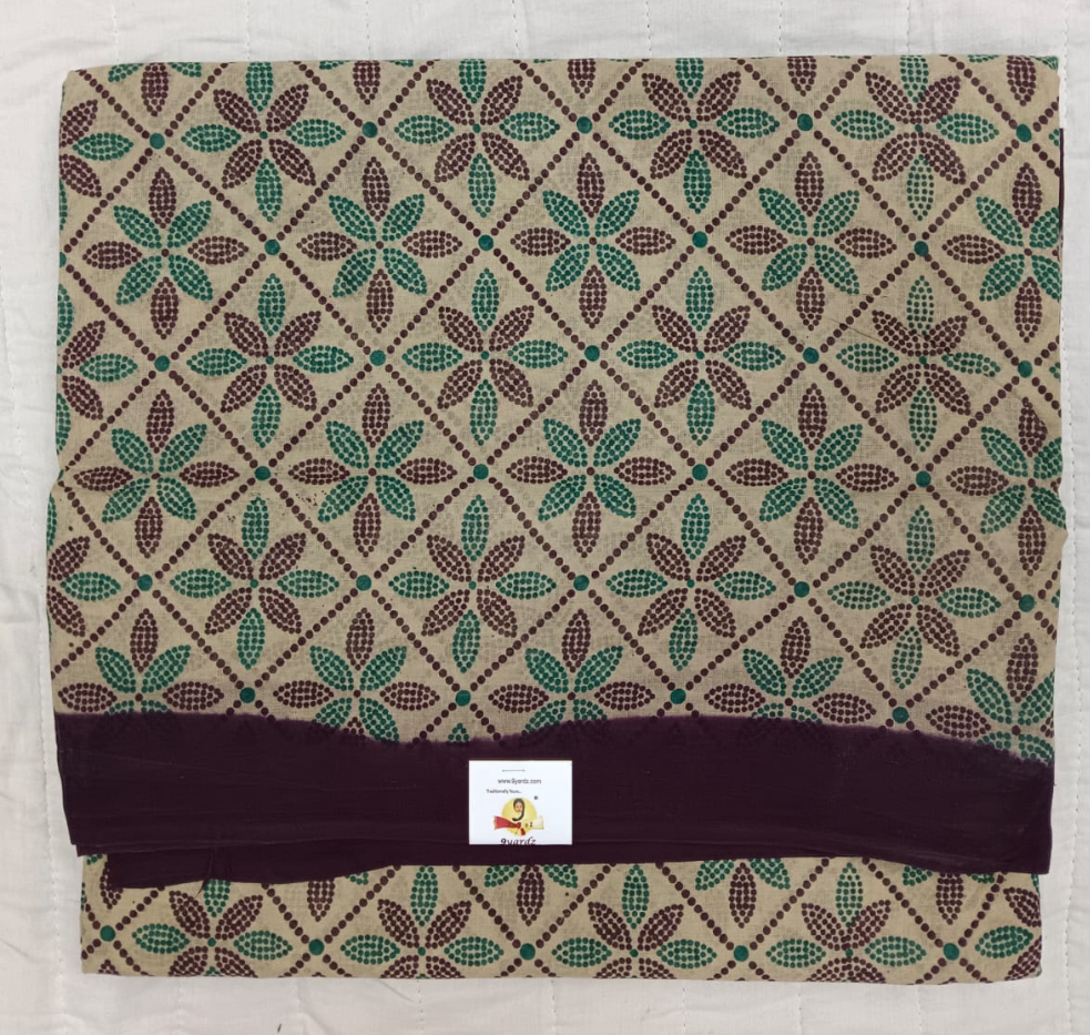 Sungudi cotton 10.5 yards madisar