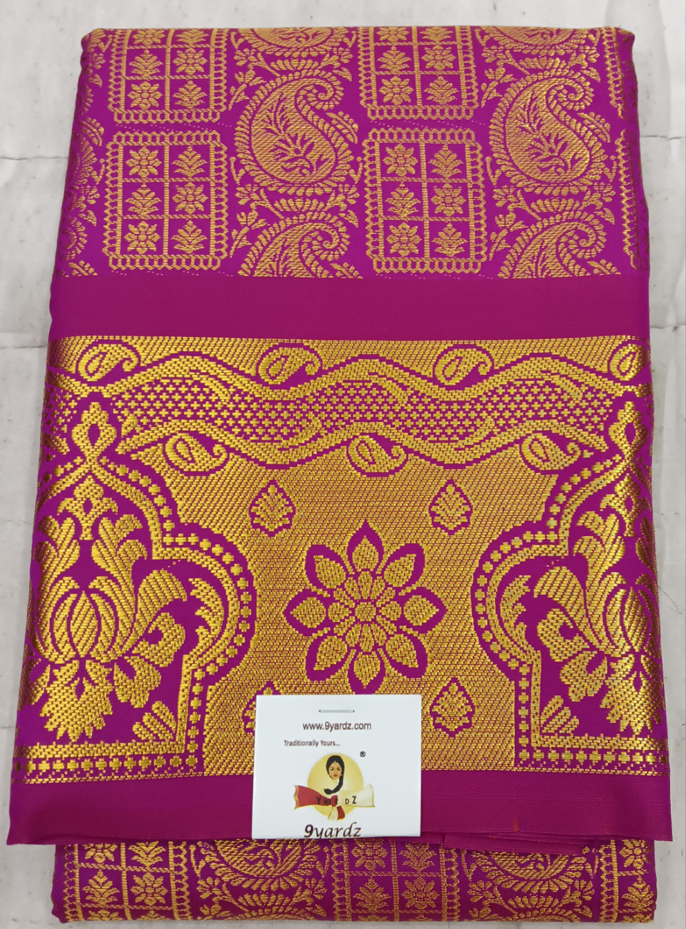 Pavadai poly silk 36"