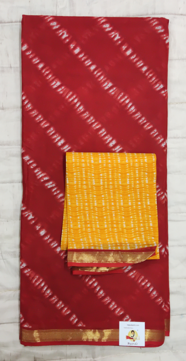 Chanderi cotton 6 yards