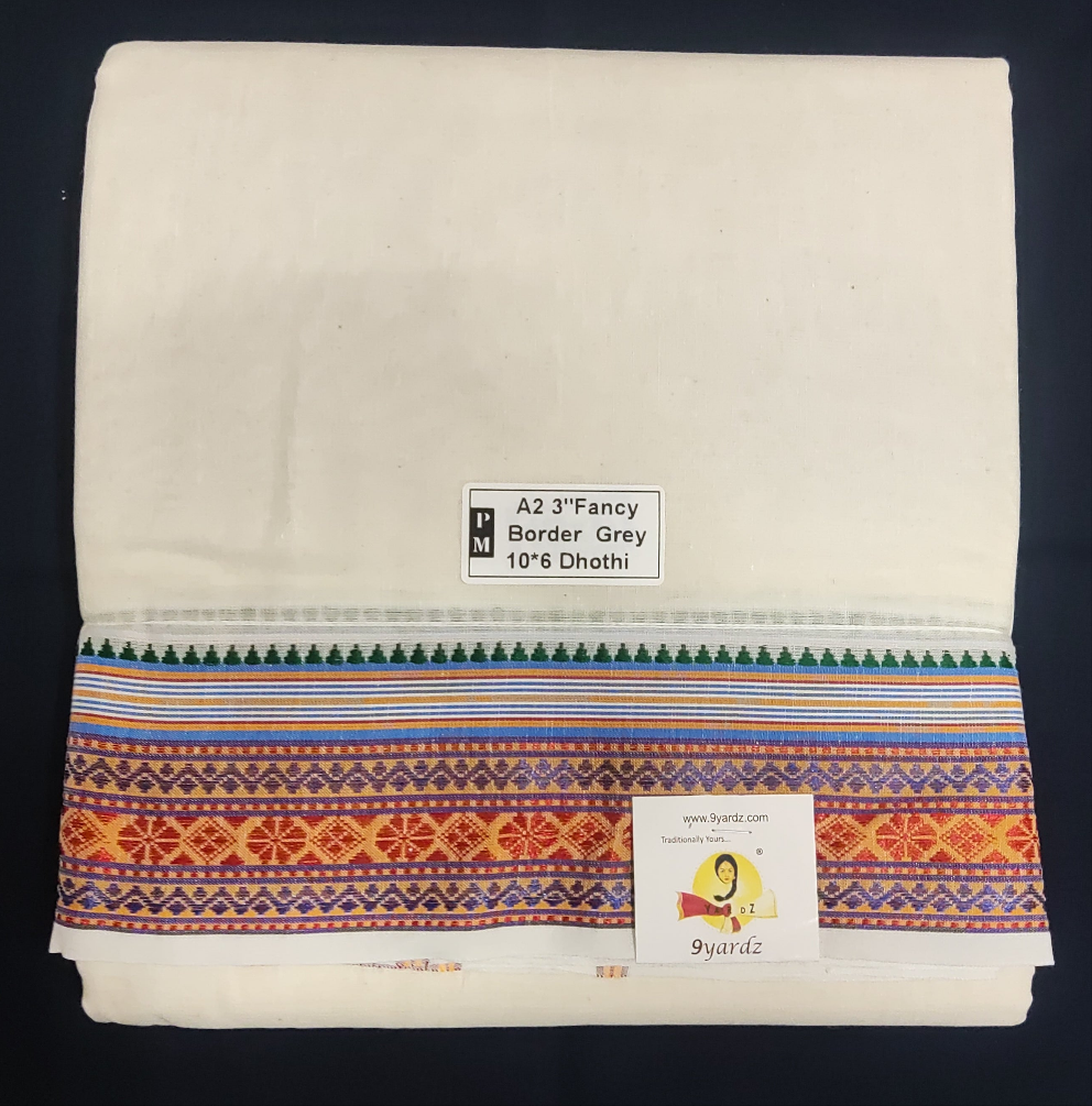 Nagari Cotton Dhothi 10*6