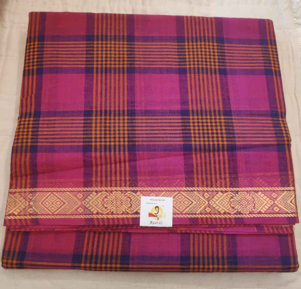 Chettinadu / Karaikudi cotton 10.5 yards madisar