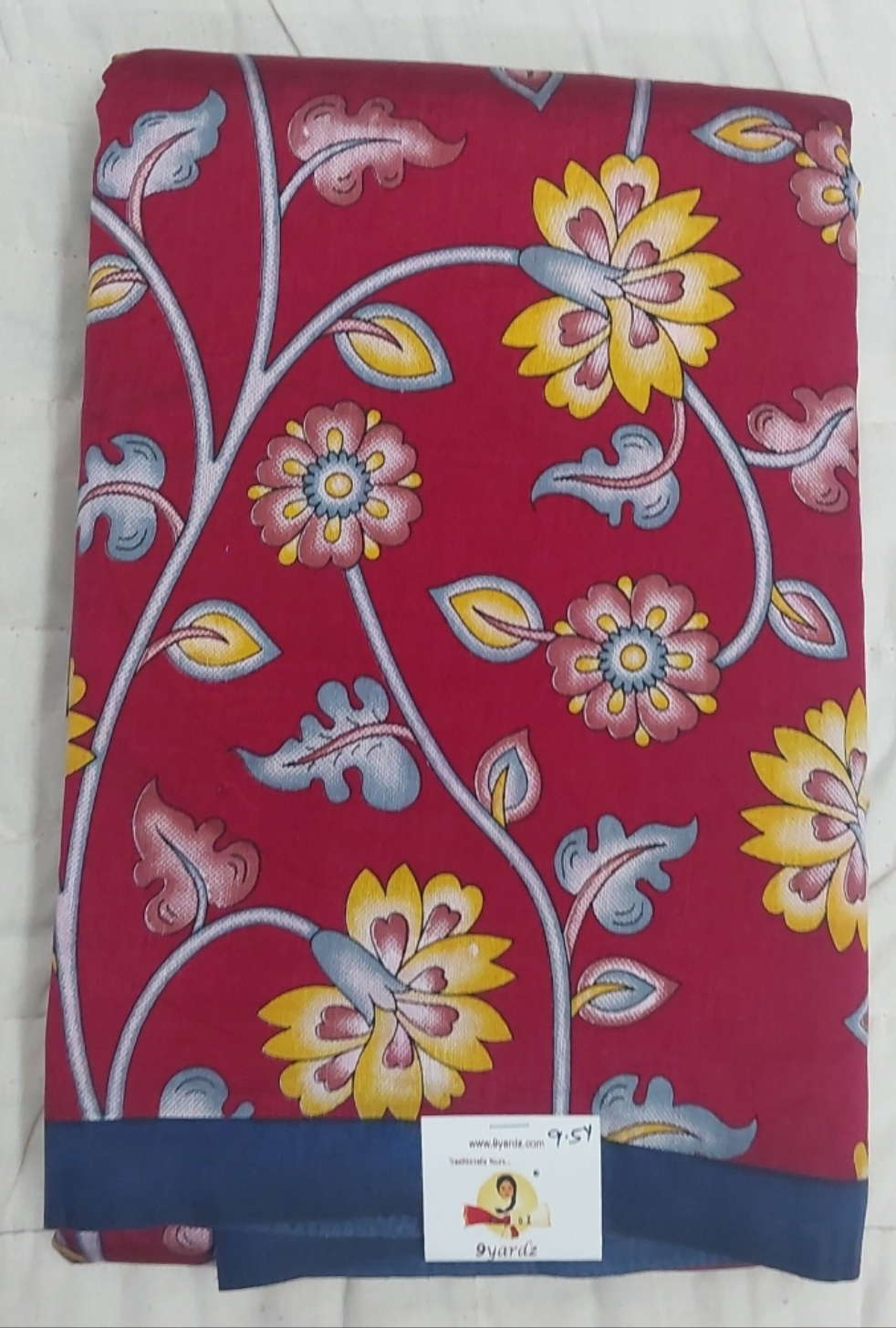 Printed Silk 9.5 yards