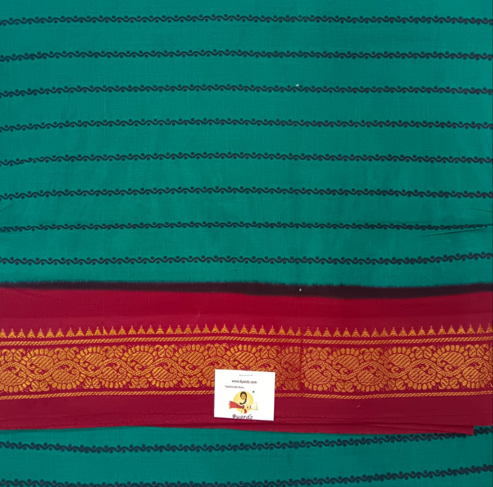 Sungudi cotton 9.5 yards madisar