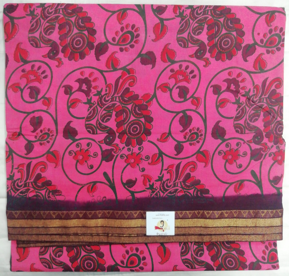 Colour Kalamkari Design- 10.5 yards