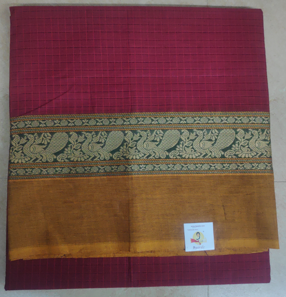 Chettinadu / Karaikudi cotton 10 yards madisar