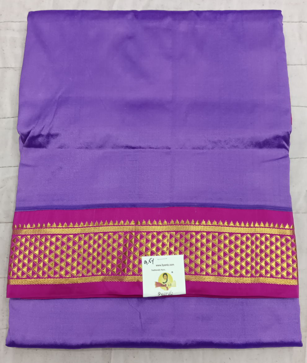 Pure silk 9.5yardz  saree