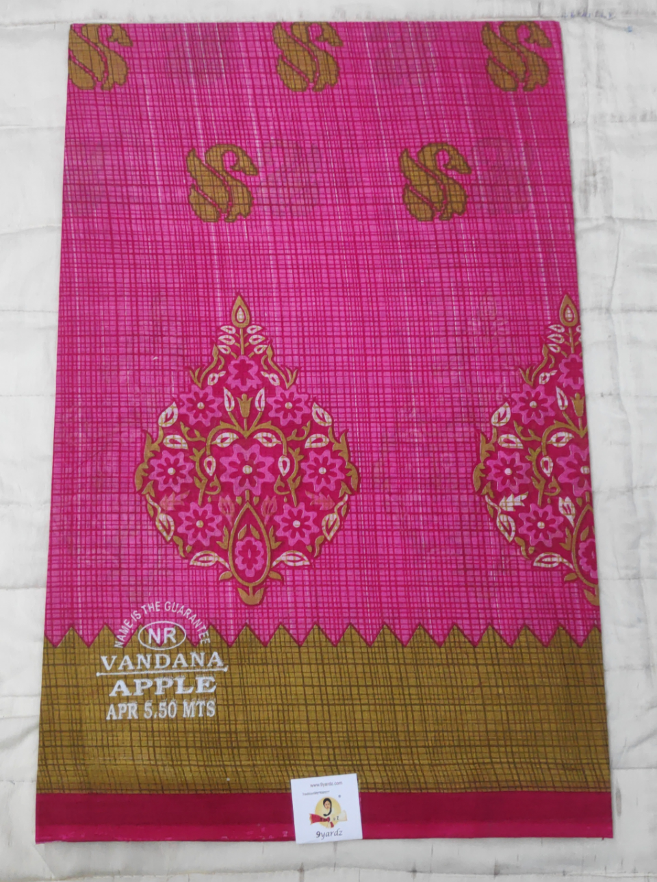 Cotton printed saree