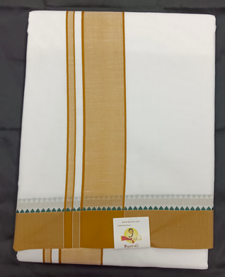 Cotton Dhothi Bleached 9*5