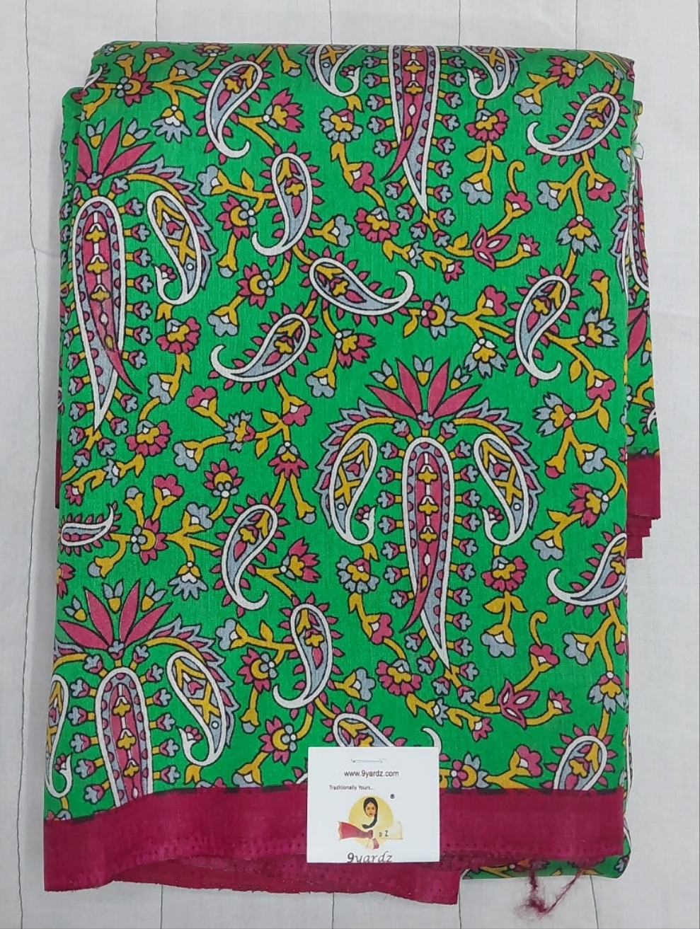 Printed Silk 9.5 yards