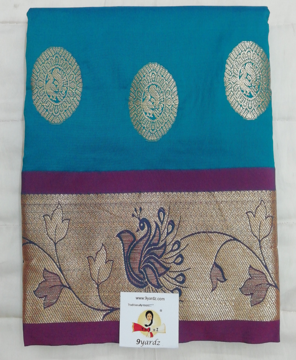 Pavadai poly silk 36"