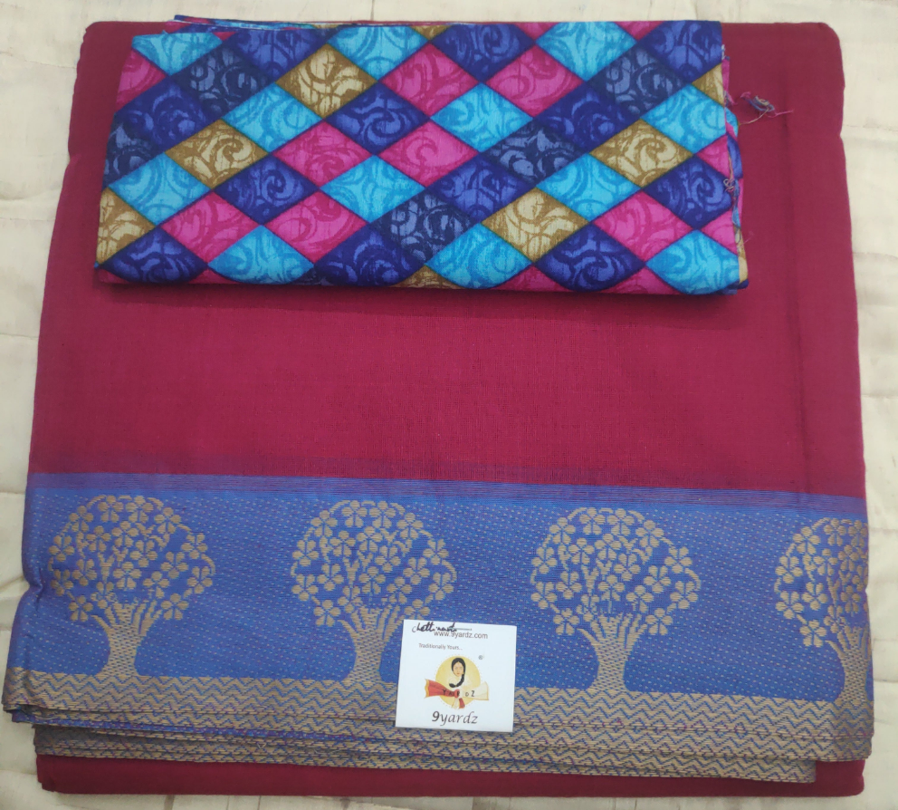 Arupukottai cotton 10 yards madisar