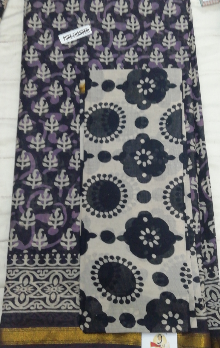 Chanderi cotton 6 yards