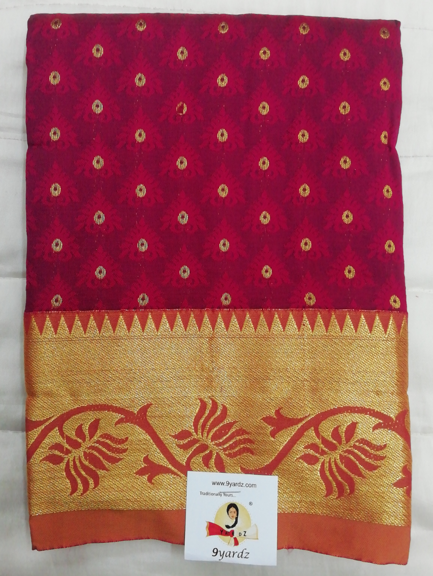 Pavadai poly silk 36"