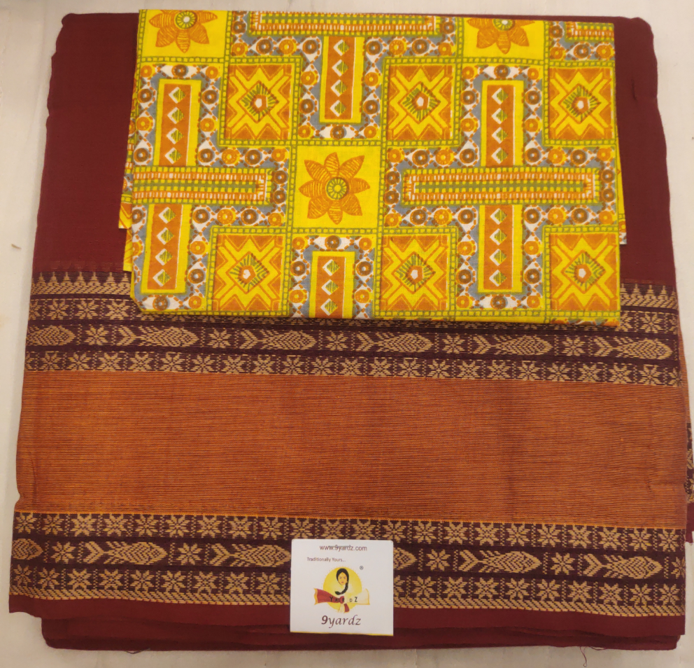 Arupukottai cotton 10 yards madisar