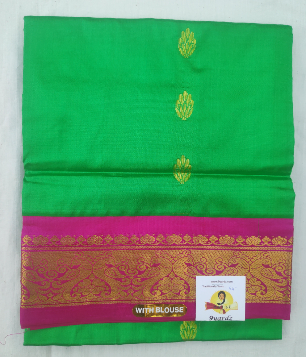 Pattu Pavadai Pure silk 44" with blouse