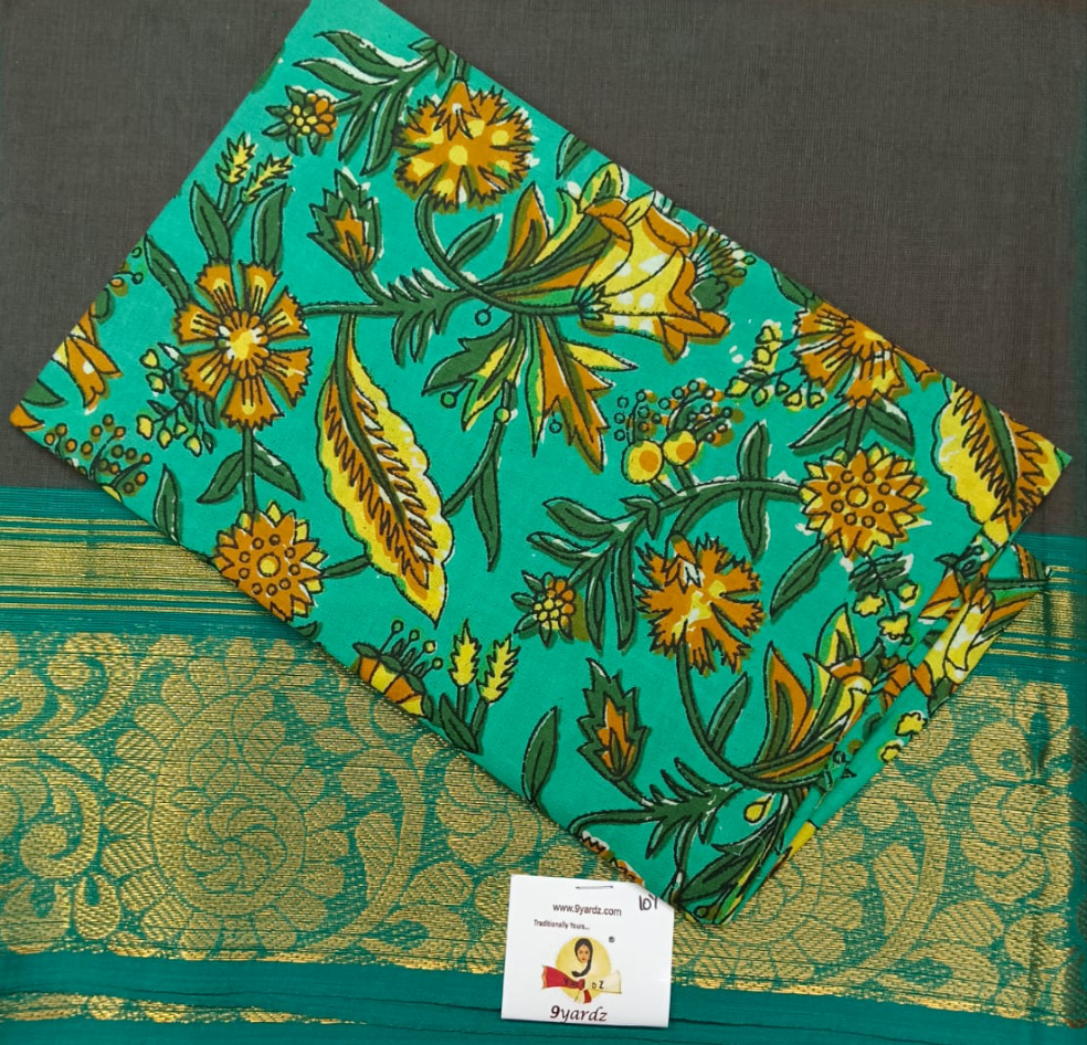 Arupukottai cotton 10 yards madisar