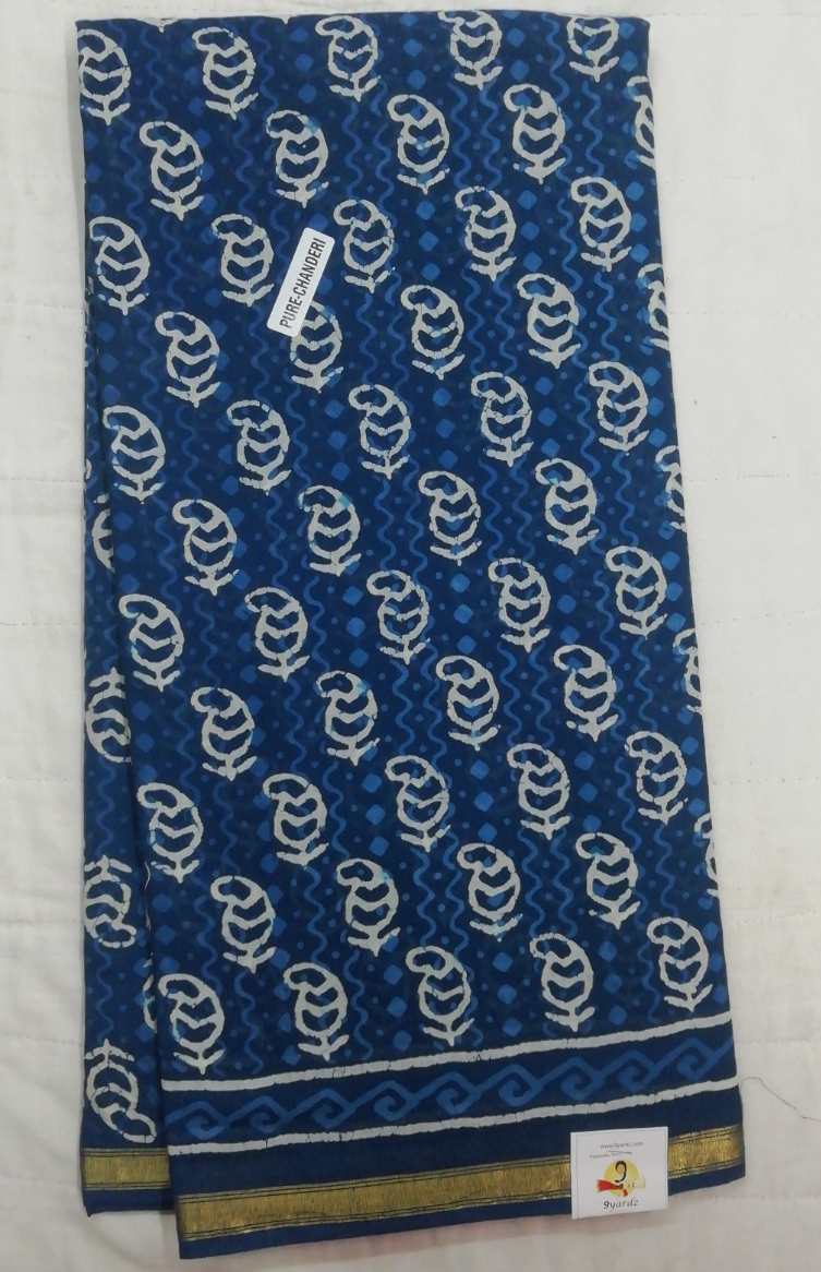 Chanderi cotton 6 yards