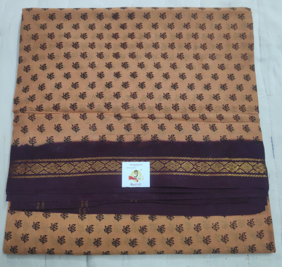 Sungudi cotton 10.5 yards madisar