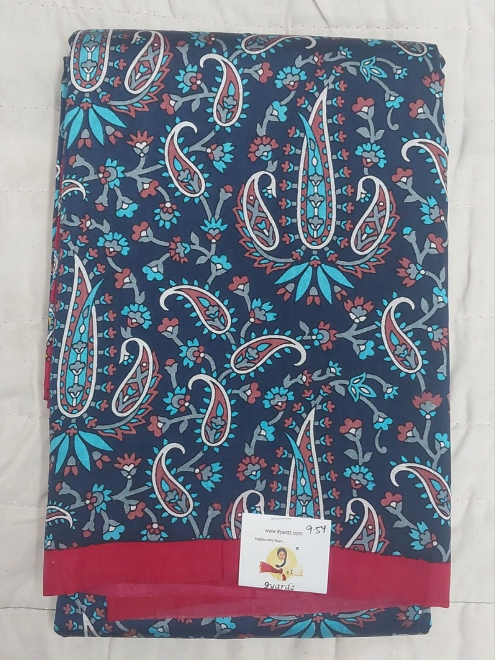 Printed Silk 9.5 yards