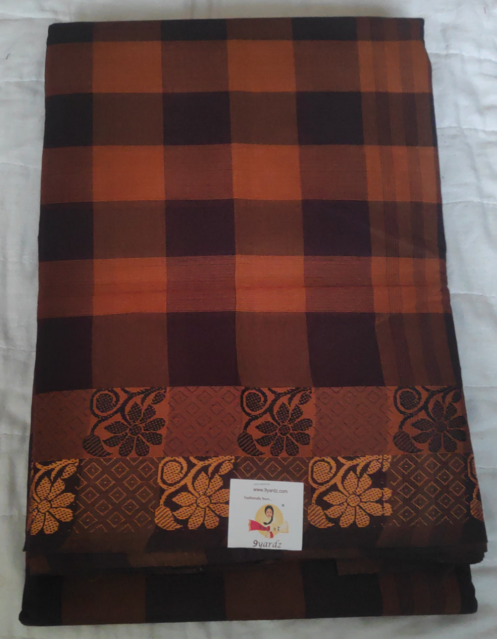 Chettinadu / Karaikudi cotton 9.5 yards madisar