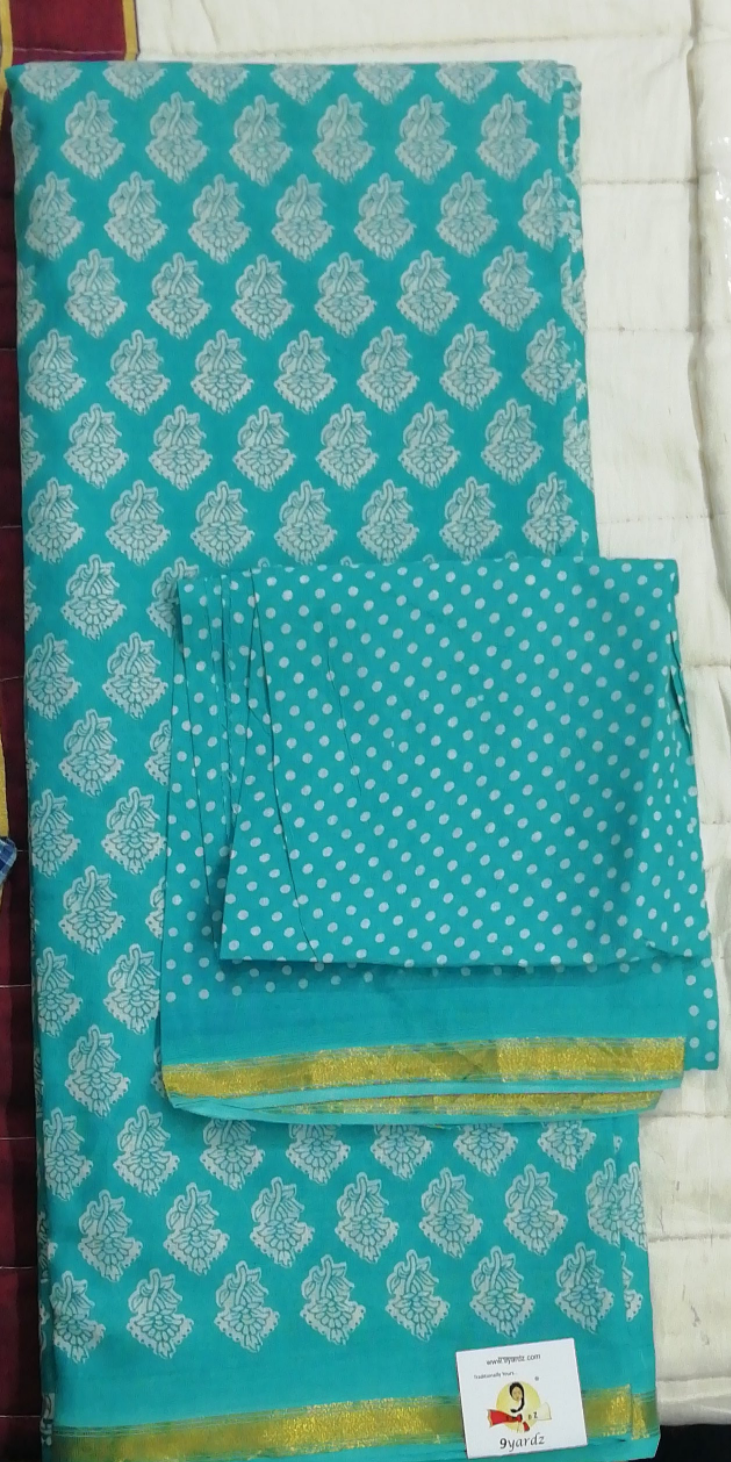 Chanderi cotton 6 yards