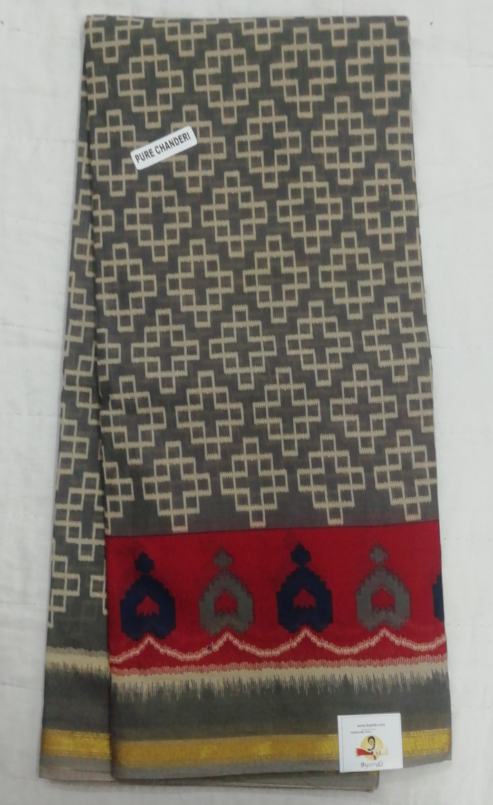Chanderi cotton 6 yards