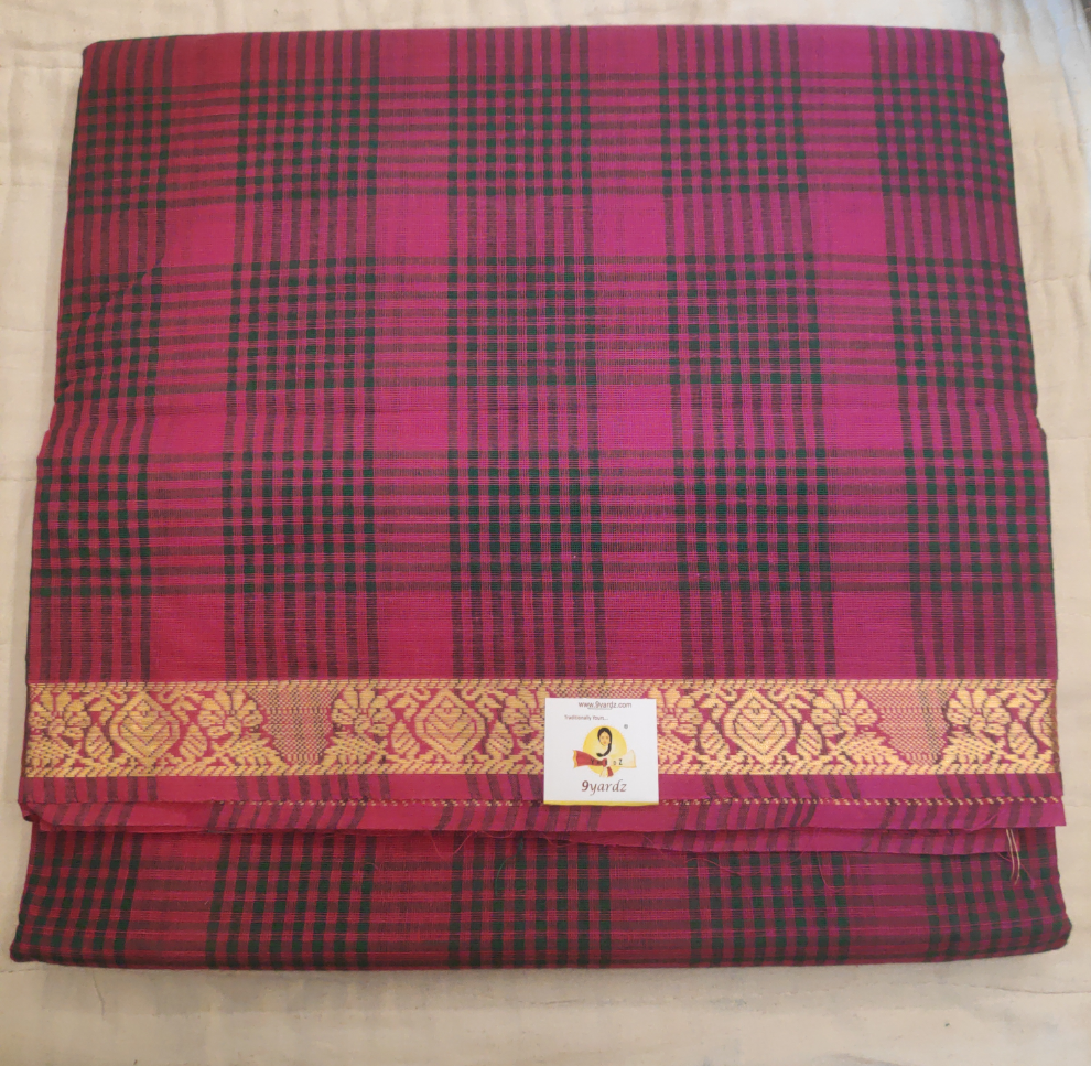 Chettinadu / Karaikudi cotton 10.5 yards madisar
