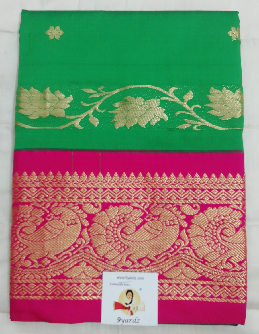 Pavadai poly silk 36"