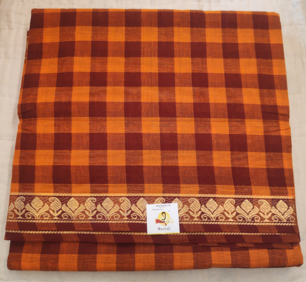 Chettinadu / Karaikudi cotton 10.5 yards madisar