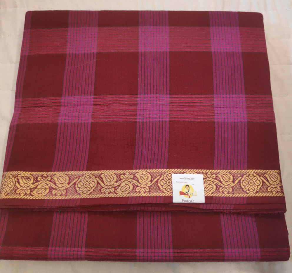 Chettinadu / Karaikudi cotton 10.5 yards madisar