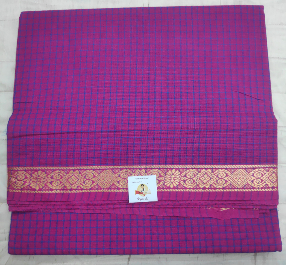 Chettinadu / Karaikudi cotton 10.5 yards madisar