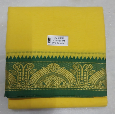 Nagari Cotton Colour Dhothi 10*6