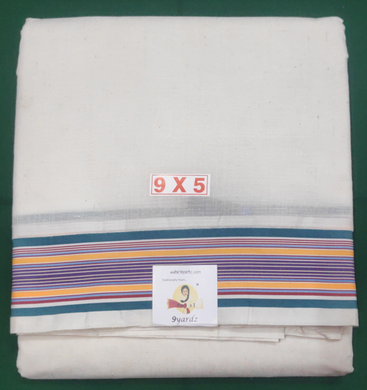 Cotton Dhothi UNBleached 9*5