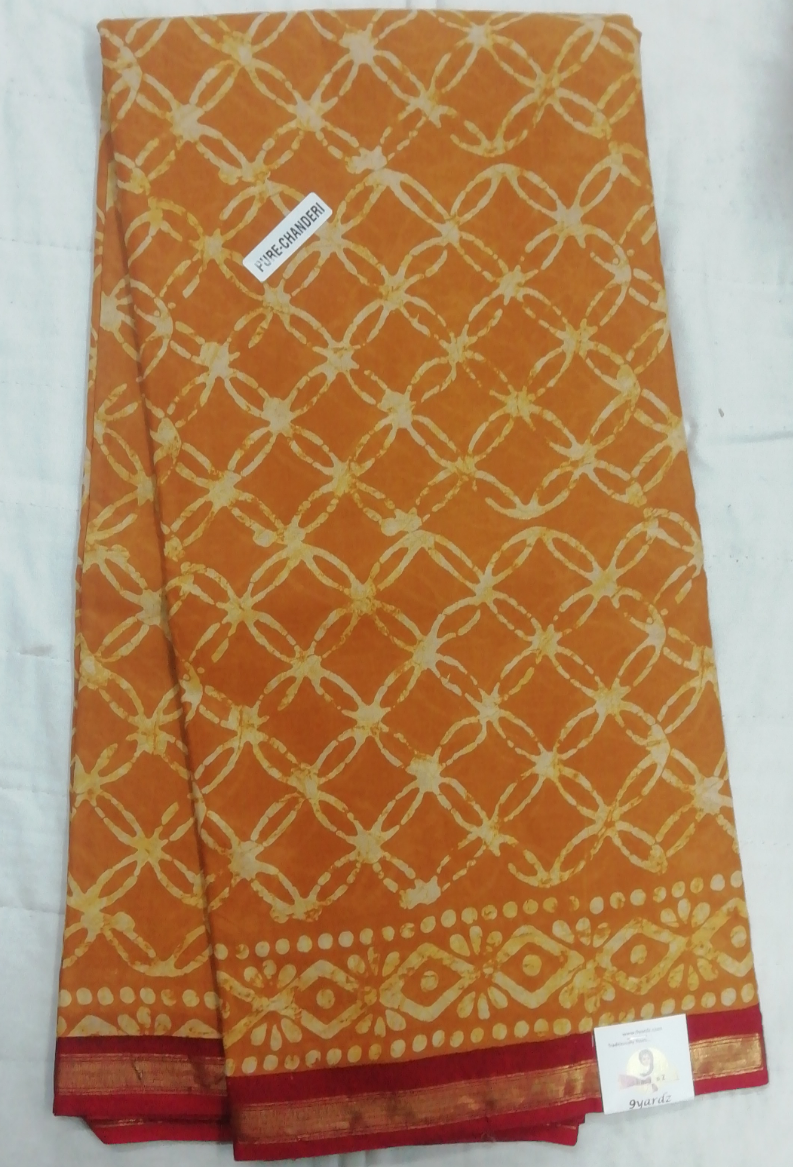 Chanderi cotton 6 yards