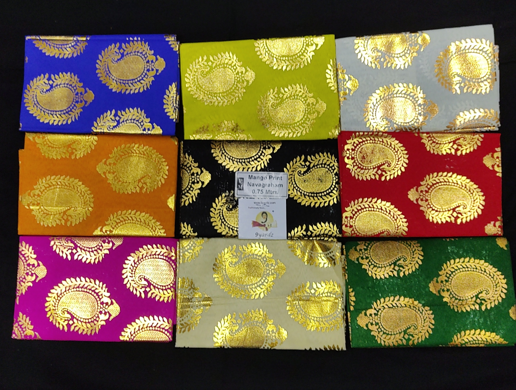 Mango print navagraham