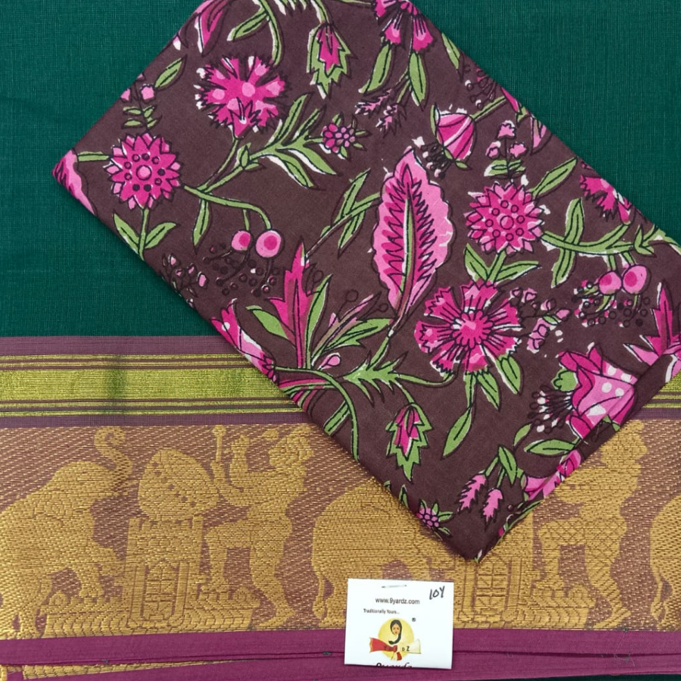 Arupukottai cotton 10 yards madisar