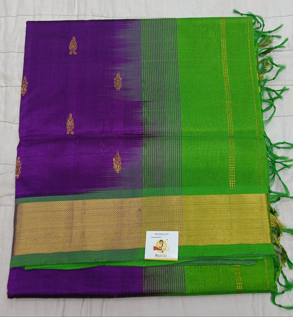 Pure silk cotton with butta