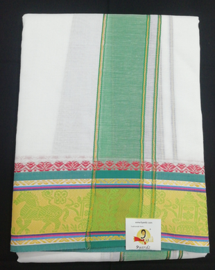 Cotton dhoti 9*5 thread jacquard border