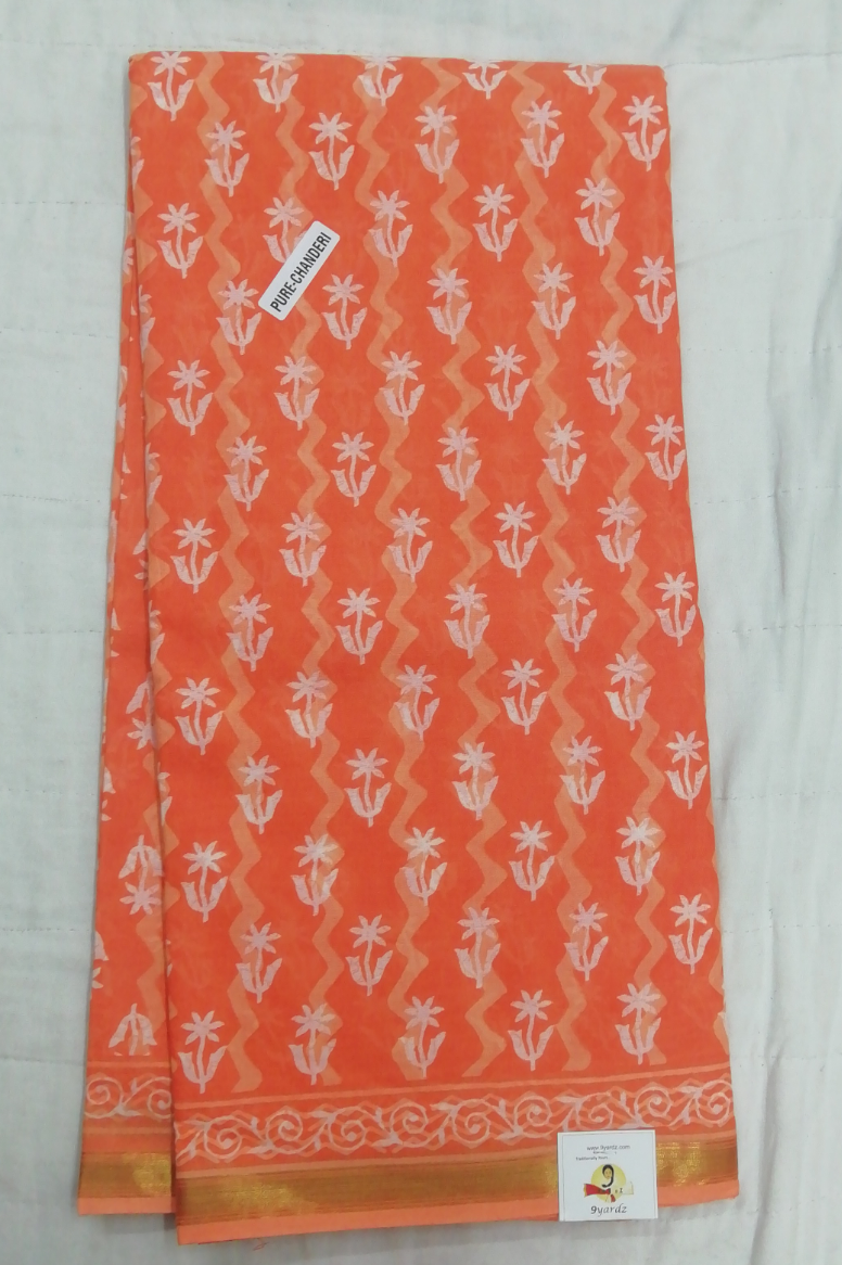 Chanderi cotton 6 yards