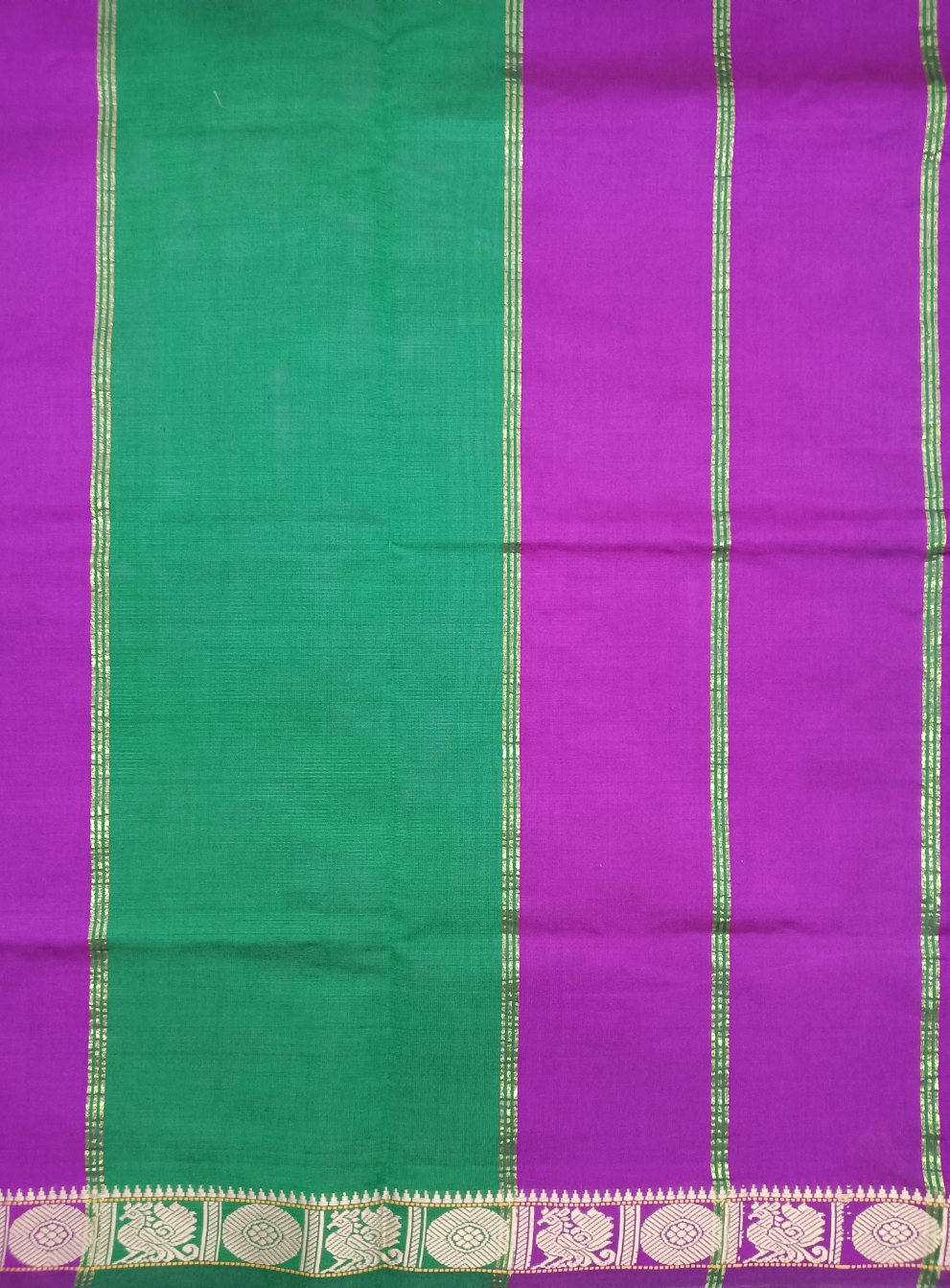 Semi silk cotton 6Yards