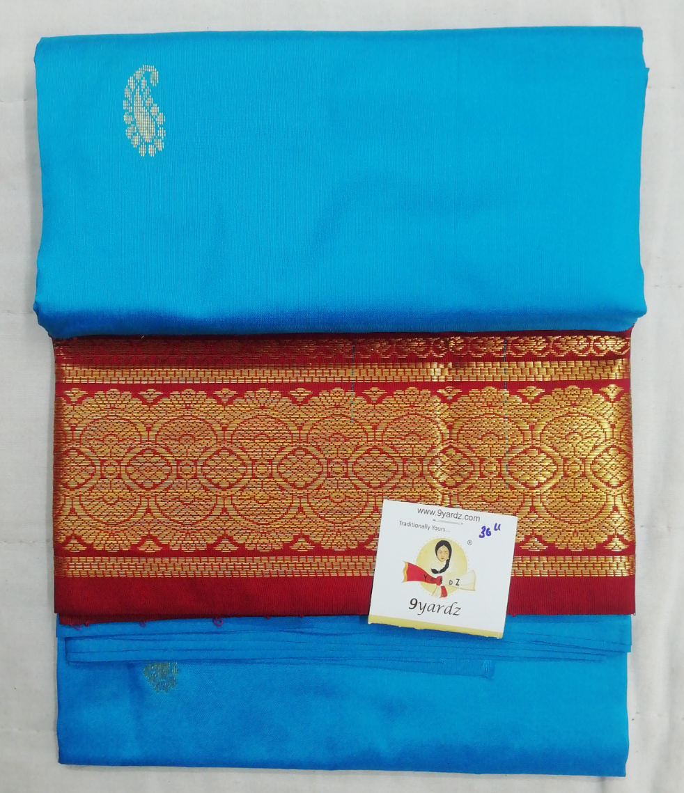 Pattu Pavadai Pure silk 36"