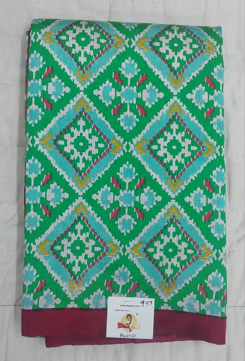 Printed Silk 9.5 yards