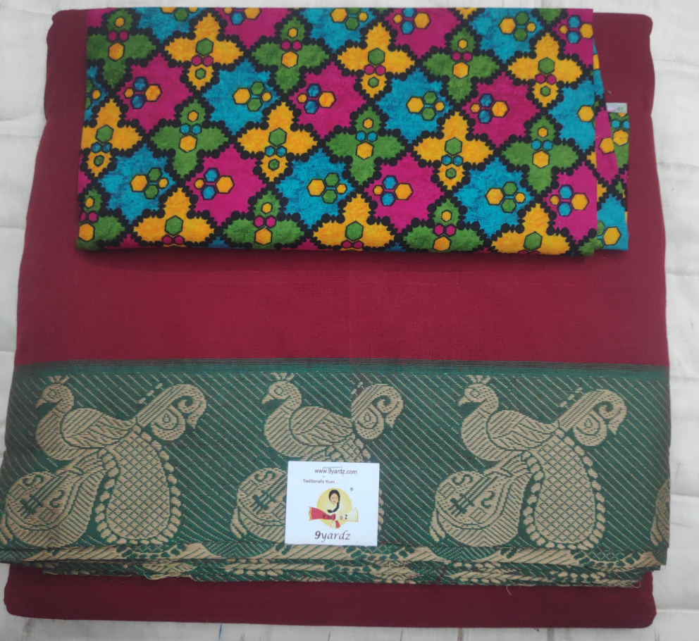 Arupukottai cotton 10 yards madisar