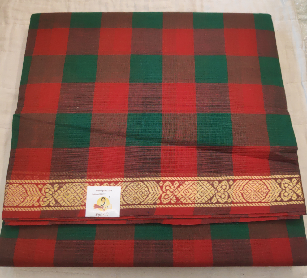 Chettinadu / Karaikudi cotton 10.5 yards madisar