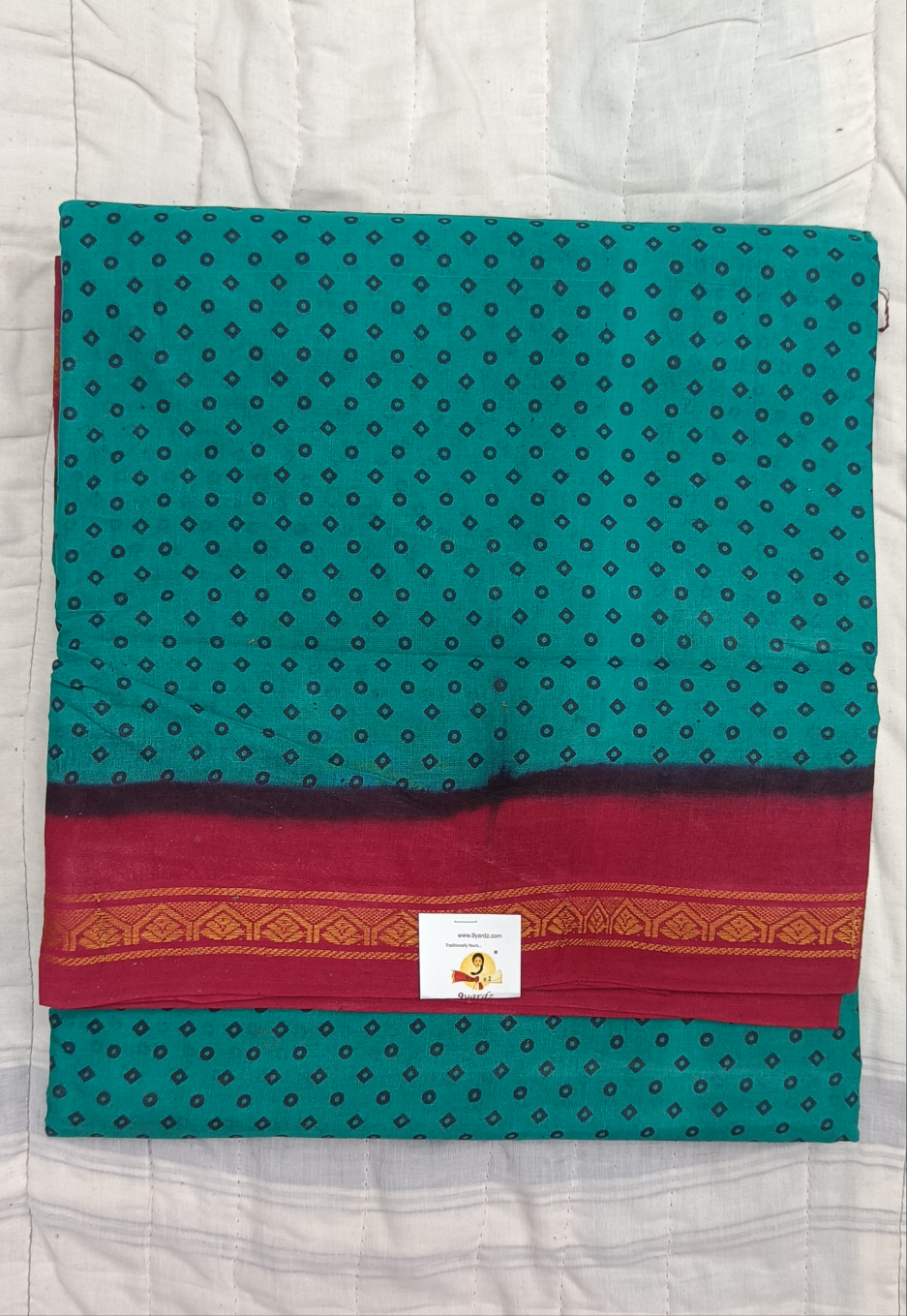 Sungudi cotton 12 yardz
